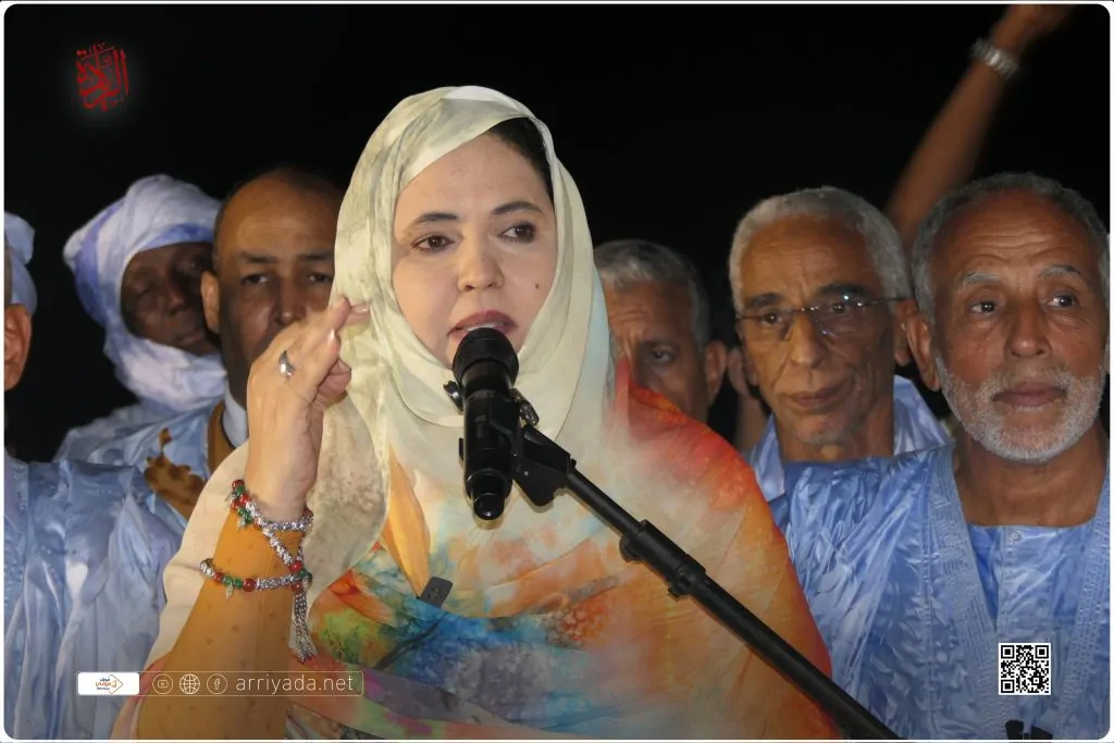 بنت أحمدناه تدعو من بوسديرة إلى مأمورية ثالثة للرئيس الغزواني