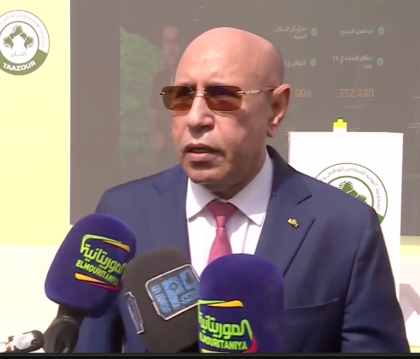 غزواني يطلق عملية "عون" ويصفها بأنها استجابة لـ"الظرف الخاص"