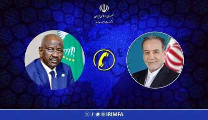 وزير خارجية إيران يهاتف ولد مرزوك ويبحثان آخر التطورات