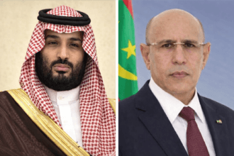 محمد ولد الغزواني والأمير محمد بن سلمان