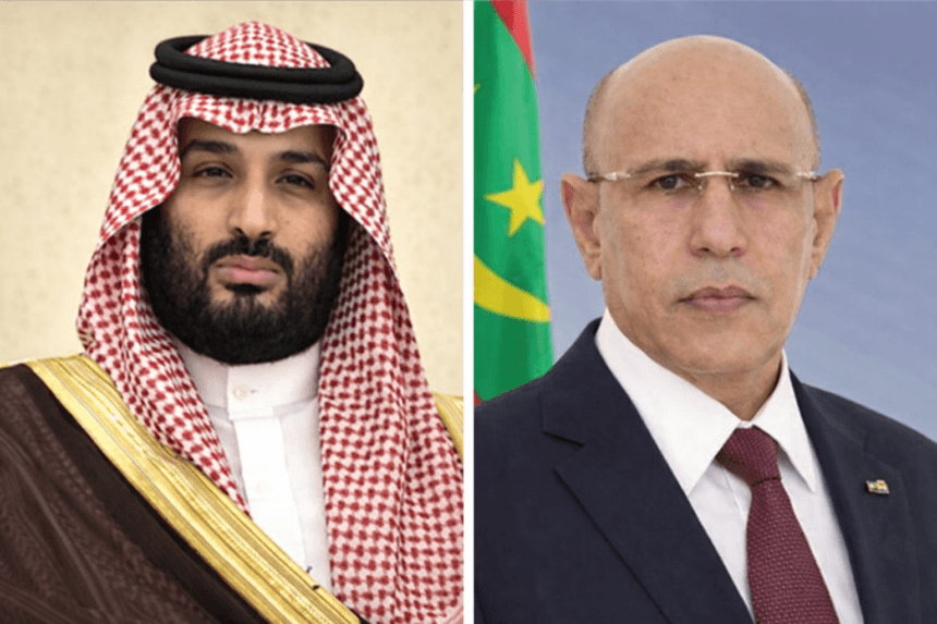 محمد ولد الغزواني والأمير محمد بن سلمان