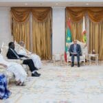 محمد ولد الشيخ الغزواني، يستقبل، مكتب مؤسسة المعارضة الديمقراطية