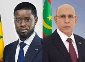 الرئيس الموريتاني ونظيره السنغالي
