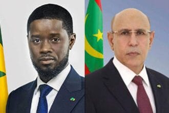 الرئيس الموريتاني ونظيره السنغالي