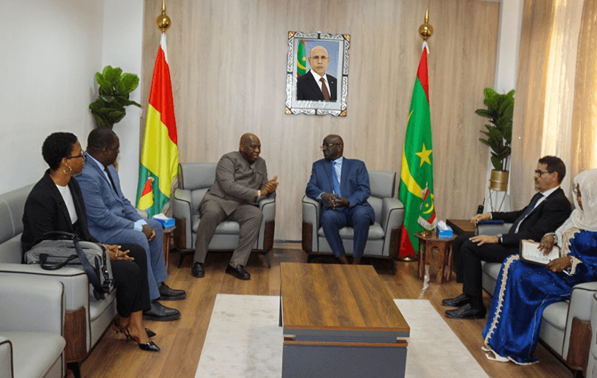 وزير الشؤون الخارجية يلتقي نظيره الغيني