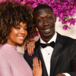 خابي لام مع زوجته عارضة الأزياء الدنماركية الجنوب إفريقية - أرشيفية