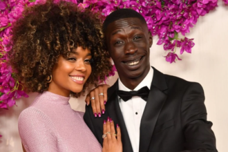 خابي لام مع زوجته عارضة الأزياء الدنماركية الجنوب إفريقية - أرشيفية