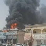 حريق في محل أفرشة بتيارت