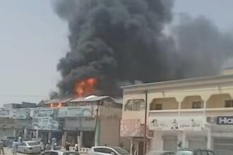 حريق في محل أفرشة بتيارت